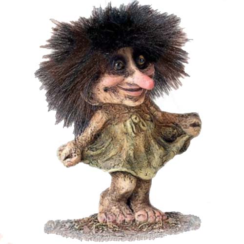 Nyform Troll Dancing Girl uit Noorwegen - Fantasyshop Fairyland - Webshop