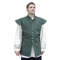 Klassiek Katoenen vest Charles, Groen