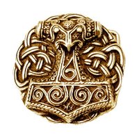 Buckle Mjolnir, 4cm bronskleurig