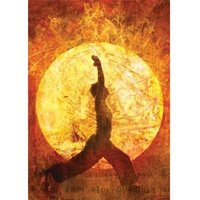 New age Ansichtkaart, Yoga