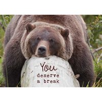 Ansichtkaart, You deserve a Break