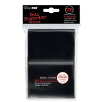 100 Card Sleeves Standaard Zwart