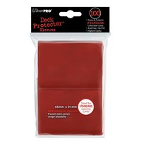 100 Card Sleeves Standaard Rood