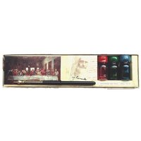 Leonardo Da Vinci, Pen en 3x Inkt Set