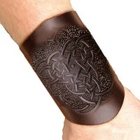 Bracers Keltisch Bruin Medium