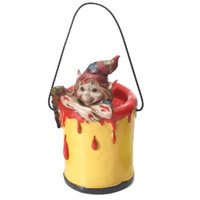 Pixie in Verfpot, Rood