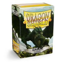 100 Card Sleeves Standaard Dragonshield Green