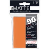 50 Card Sleeves Standaard Oranje Pro Matte