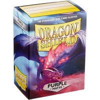 100 Card Sleeves Standaard Dragonshield Paars Matte