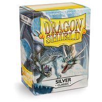 100 Card Sleeves Standaard Dragonshield Silver