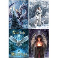 Anne Stokes Kerstkaarten Set