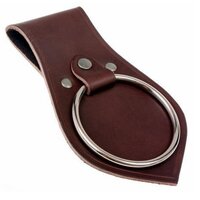 Bijlhouder Ring Extra Groot, Bruin
