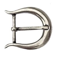 Gesp 4cm, Rond Model, zilverkleurig