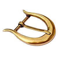 Gesp 4cm, Rond Model, Messing