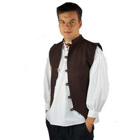 Gevoerd Middeleeuwen Vest Irvin, Bruin