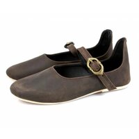 Middeleeuwen Dames Schoen Cecilie, Bruin