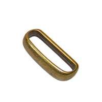 Riem geleider, 3cm bronskleurig