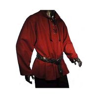 Middeleeuwen Hemd Bordeaux