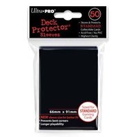 50 Card Sleeves Standaard Zwart