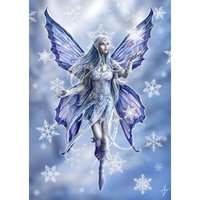 Anne Stokes Kerstkaart Snowflake Fairy