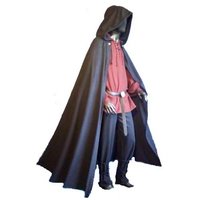 Katoenen Cape, Zwart