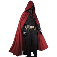 Katoenen Cape, Bordeaux Rood