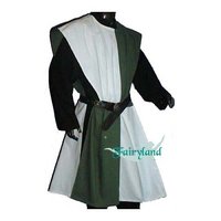 Wapenrok Groen/Wit gekruist