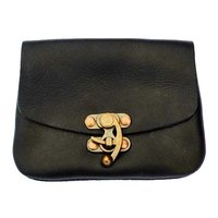 Middeleeuwen Tas Zwart met Haakslot