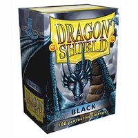 100 Card Sleeves Standaard Dragonshield Black