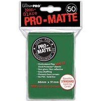 50 Card Sleeves Standaard Groen Pro Matte