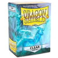 100 Card Sleeves Standaard Dragonshield Clear Matte