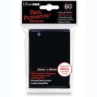 60 Card Sleeves Small Zwart