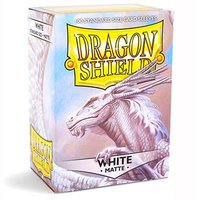 100 Card Sleeves Standaard Dragonshield Wit Matte
