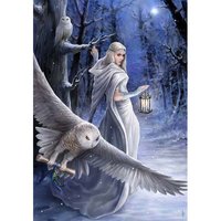 Anne Stokes Kerstkaart Midnight Messenger