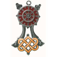Briar Dharma Charms, Buddhist Wheel