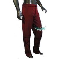 Middeleeuwen broek, Bordeaux Rood