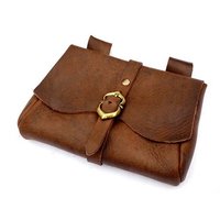 Middeleeuwen Tas met gesp, Bruin