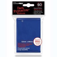 60 Card Sleeves Small Blauw
