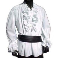 Piraten Hemd, Wit