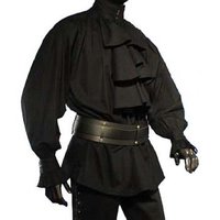 Pastoren Hemd, Zwart