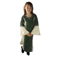 Middeleeuwen Prinsessen Jurk, Groen/Natuur