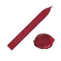 Zegelwax staafje met Lont, Rood