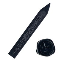 Zegelwax staafje zonder Lont, Zwart