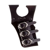 Zwaardhouder met 3 Riempjes, zwart