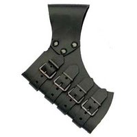 Zwaardhouder met 4 Riempjes Rechts, zwart