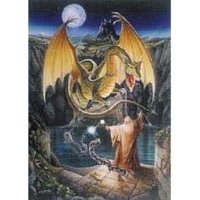 Legends Cards Draak met Tovenaar