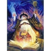 Legends Cards Tovenaar met Boek