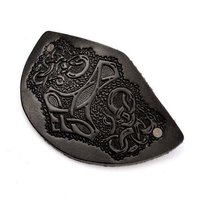 Haarsclip met Thor's Hamer, Zwart