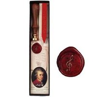 Mozart zegelset met was
