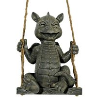 Draakje Happy op Schommel